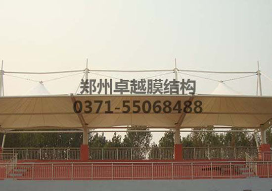 石家莊膜結(jié)構(gòu)看臺/舞臺【石家莊人民醫(yī)學(xué)高等?？茖W(xué)校等】工程設(shè)計施工案例